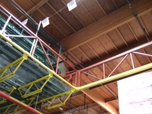Ceiling Hung Conveyor Platform