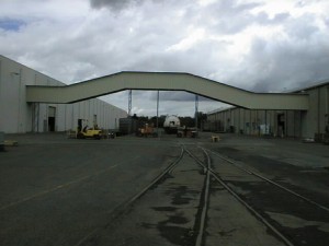 Conveyor Bridge Between Manufacturing & Warehouse
